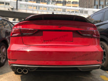 Real Carbon Fiber Rear Trunk Spoiler Highkick Duckbill Wing for AUDI A3 8V S3 RS3 2013-2020