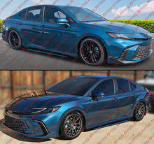 For 2025-2026 Toyota Camry 9th Gen CTM Ocean Gem Black 2-Toned Side Skirt Extension