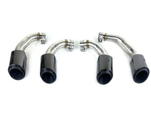 4pcs Black Exhaust Tips for Porsche 92A Cayenne S 2019-2024