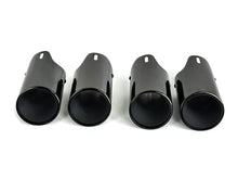 4pcs Black Exhaust Tips Pipe For Porsche 971 Panamera 4S Turbo 2017-2023