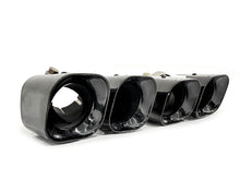 Pair for 2020+ Land Rover Defender 90/110 2.0 3.0L Black Quad Exhaust Tips Kahn Style