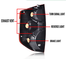Red Clear Tail Lights Brake Lamp for Toyota Tundra 2014-2021