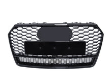 Gloss Black Front Mesh Grille RS Style for AUDI A7 C7.5 S7 2016-2018 fg47