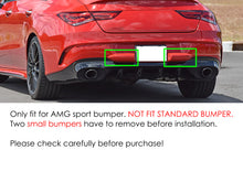 Gloss Black Rear Diffuser w/ Exhaust Tips For Mercedes CLA C118 CLA250 CLA35 CLA45 AMG 2020-2025