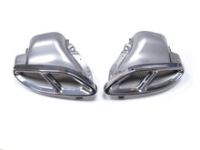 Chrome/Black Exhaust Tips for Mercedes W212 W205 Sedan Coupe C207 W166 W253