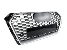 Chrome Honeycomb Front Grille for Audi A4 B9 S4 2017-2019 fg315