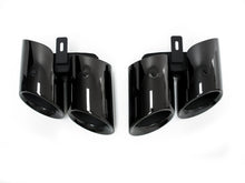 Black Exhaust Tips For 2017-2023 Porsche Panamera 971 Base Muffler Pipe