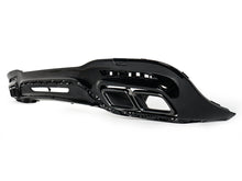 Black Rear Diffuser + Exhaust Tips for Mercedes S-Class W222 AMG-Line 2018-2020