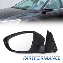 Driver Side Black Heated Mirror Assembly For 2016-2020 Volkswagen Passat LH Power Paintable w/ Signal Light