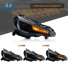 LED Headlights For Toyota 86 Subaru BRZ Scion FR-S w/Sequential Indicator Lamp