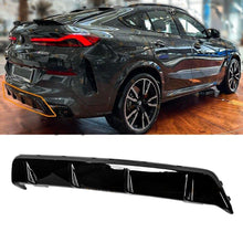 Gloss Black Rear Diffuser for BMW X6 G06 M-Sport 2020-2024