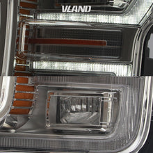 Chrome LED Headlights For Ford F-150 2018-2020 LED DRL Projector Assembly