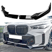 Gloss Black Front Bumper Lip Splitter for BMW X5 G05 M Sport 2024+