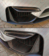 Carbon Fiber Front Lower Splitter + Bumper Upper Fang fit for BMW F80 M3 M4 F82 F83