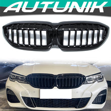 Black Front Kidney Grille For BMW G20 3-Series M340i 330i 2019 2020 2021 2022
