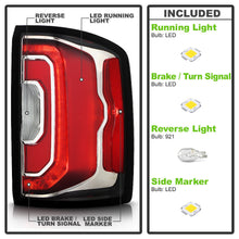 Left & Right LED Tail Lights Set For 2016–2018 GMC Sierra 1500 FO2800295 FO2801295