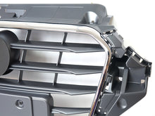 Dark Grey Front Bumper Grille w/ Chrome Frame For Audi A3 S3 8V 2014–2016