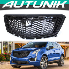 Black Diamond Front Upper Grill Replacement for Cadillac XT5 2020-2024 w/o Camera