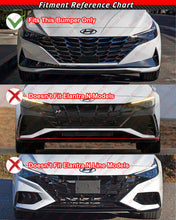 For 2021-2024 Hyundai Elantra Sedan Gloss Black Front Bumper Lip Splitter