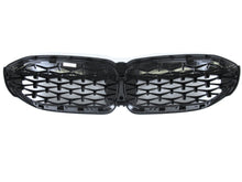 Silver Diamond Front Kidney Grill For BMW G20 3-Series M340i 2019 2020 2021 2022