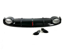 Rear Diffuser + Exhaust Tips For Audi A7 C7 S-Line Sedan 2012-2015