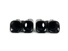 3PC Set for 2020+ Land Rover Defender 110 130 90 2L 3L Black Exhaust Tips + Lower Mesh