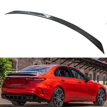 For 2022-2025 Mercedes W206 C300 C63 Sedan Carbon Fiber C43 Style Rear Trunk Spoiler Wing