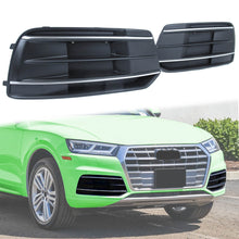 Pair Front Fog Light Grille Cover for AUDI Q5 Base Bumper 2018-2020 fg255