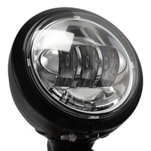 Black LED Spot Fog Passing Lights Lamp Turn Signals Bar Kit Fit for Harley Road King