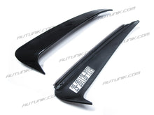 Glossy Black Rear Canards Side Air Vent Trims For Mercedes W205 Sedan C300 C43C63 AMG 2015-2020 pz19