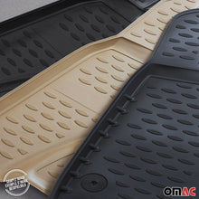 4pcs Floor Mats Liner for Audi A4 Allroad 2017-2023 Black TPE All-Weather