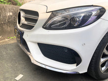 Front Bumper Canards Side Vent Gloss Black Fit For Mercedes C-Class W205 Sedan Coupe AMG Sport 2015-2018 pz11