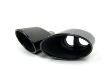 RS Style Gloss Black Twin Exhaust Tips For Audi S3 S4 S5 S6 Muffler Upgrade