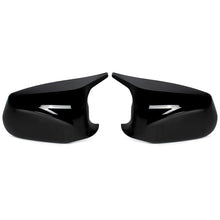 Gloss Black Side Mirror Cover Caps Replacement For BMW 5 Series F10 F11 2011-2013 Pre-LCI
