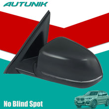 Black Left Driver Side Mirror Fit BMW X3 G01 2018-2023 Power/Turn Signal/Side View
