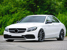 Front Bumper Canards Side Vent Gloss Black Fit For Mercedes C-Class W205 Sedan Coupe AMG Sport 2015-2018 pz11