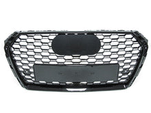 Front Honeycomb Grille Black For AUDI A4 B9 S4 2017-2019 fg67