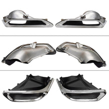 Chrome Exhaust Tips Muffler Pipe Modified w/ Bracket Kit For 2018-2020 Honda Accord