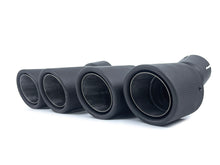 Matte Carbon M550i Dual Exhaust Tips for BMW G30 G31 5 Series 520i 530i 540i M-Sport 2017-2019-2023