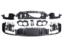 Gloss Black Diffuser & Exhaust Tips for Mercedes E-class W213 S213 Sedan AMG 2021-2023 di124