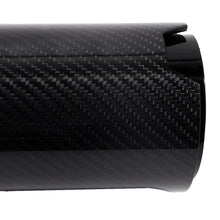 2x Carbon Fiber Exhaust Muffler Tips Tail Pipe fit for BMW 63mm In 93MM Out