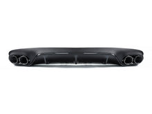Rear Diffuser + Black Exhaust Tips for Mercedes E Class C238 A238 Coupe E300 E400 E450 AMG Pack 2018-2020