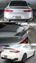 Real Carbon Fiber Highkick Trunk Spoiler Wing for Infiniti Q60 2017-2022