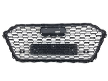 Gloss Black Front Bumper Upper Grille RS6 Style fit for Audi A6 S6 C8 2019 -2023 2024
