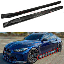 For 2021-2025 BMW G80 M3 Carbon Fiber Side Skirt Extension Splitter Replacement
