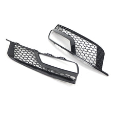 Front Bumper Fog Light Grille Black Cover Pair For AUDI A3 8V SEDAN non-S-Line 2013-2016