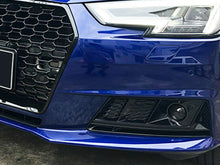 Front Bumper Fog Light Grille Grill Cover Trim Bezel w/ ACC for Audi A4 B9 Sline 2017-2019