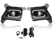 LED DRL For 2019-2022 Chevy Silverado 1500 2500HD 3500HD Fog Lights Lamp w/ Turn Signal