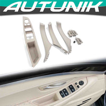 7Pcs Beige Interior Door Handle Window Lift Button Panel For BMW 5 Series F10 F11 M5 2010-2016 it34