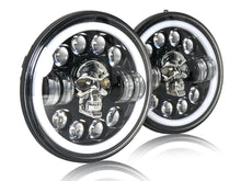2pcs 7" RGB LED Headlights Halo Angel Eyes DRL for 90-97 Mazda Miata MX5 MX-5